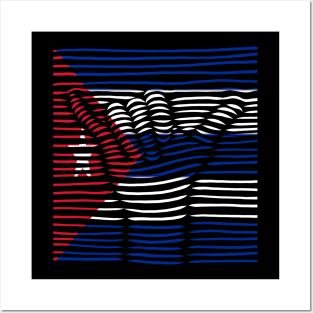 Cuba Proud Flag, Cuba gift heritage, Cuban girl Boy Friend Cubano Posters and Art